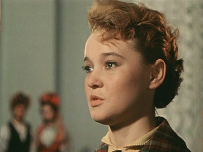 Кадр из фильма "Карнавальная ночь", реж. Эльдар Рязанов