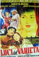 Постер фильма "Огни варьете", реж. Федерико Феллини, Альберто Латтуада